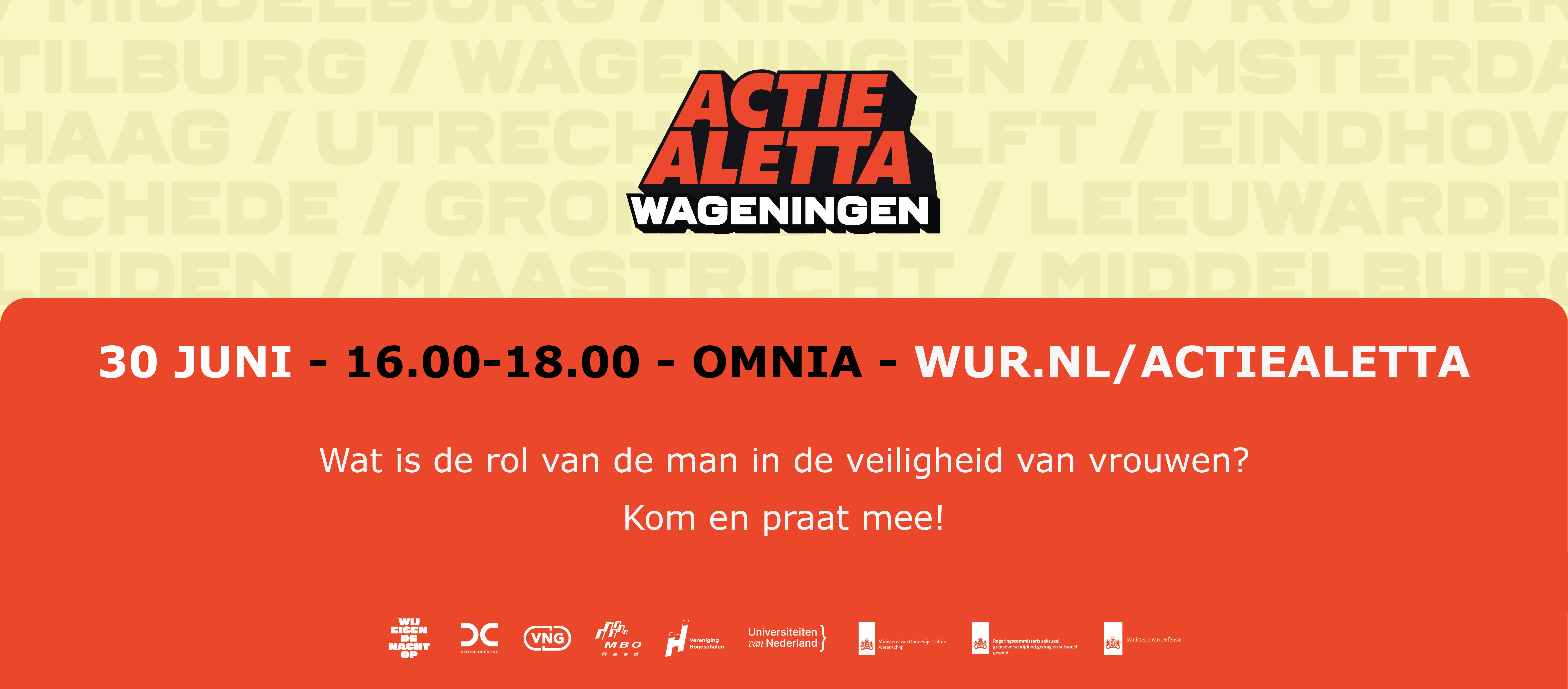 Actie Aletta - De man als bondgenoot